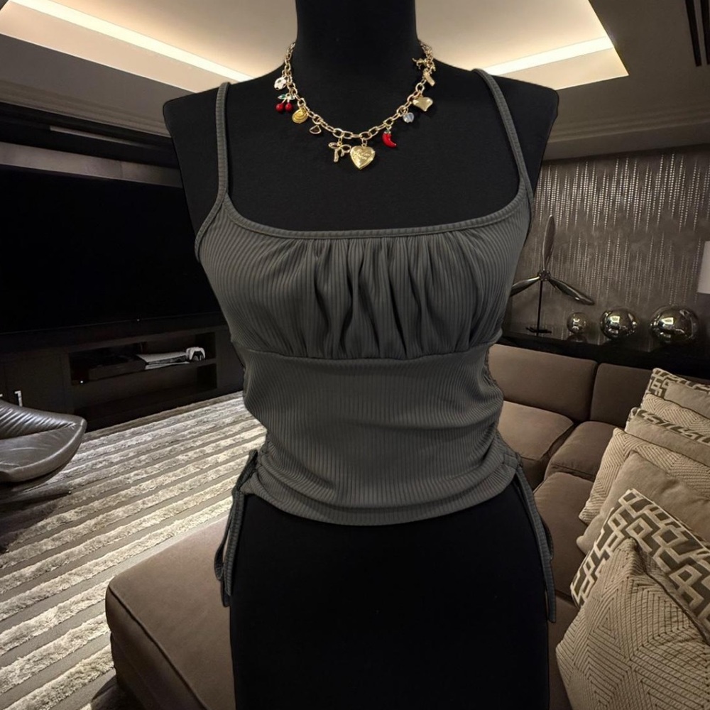 SHEIN Charcoal Camisole Top